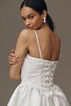 BHLDN Basque-Waist Midi Dress