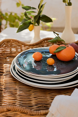 Anthropologie Dakota Melamine Side Plates, Set Of 4