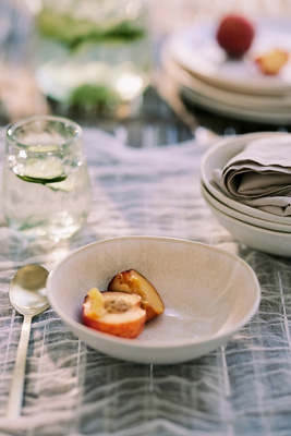 Dakota Melamine Bowls, Set of 4 - White