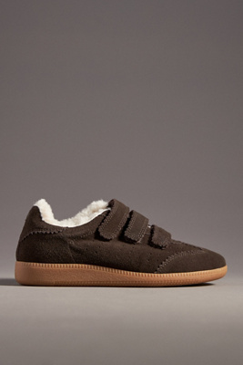 Silent D Seena Fleece-lined Sneakers In Brown