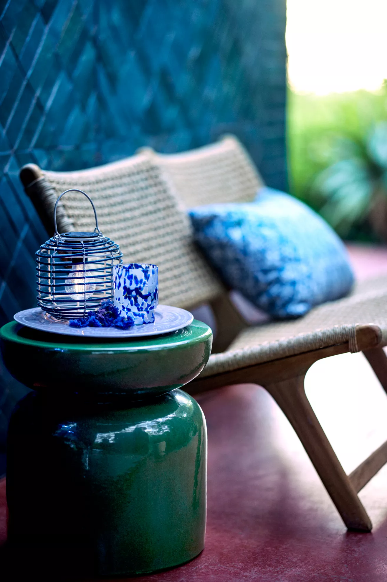 Acapulco Stoneware Side Table - thumbnail 9