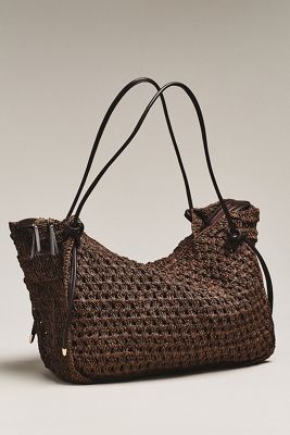 Dolce Vita Ravello Raffia Shoulder Bag