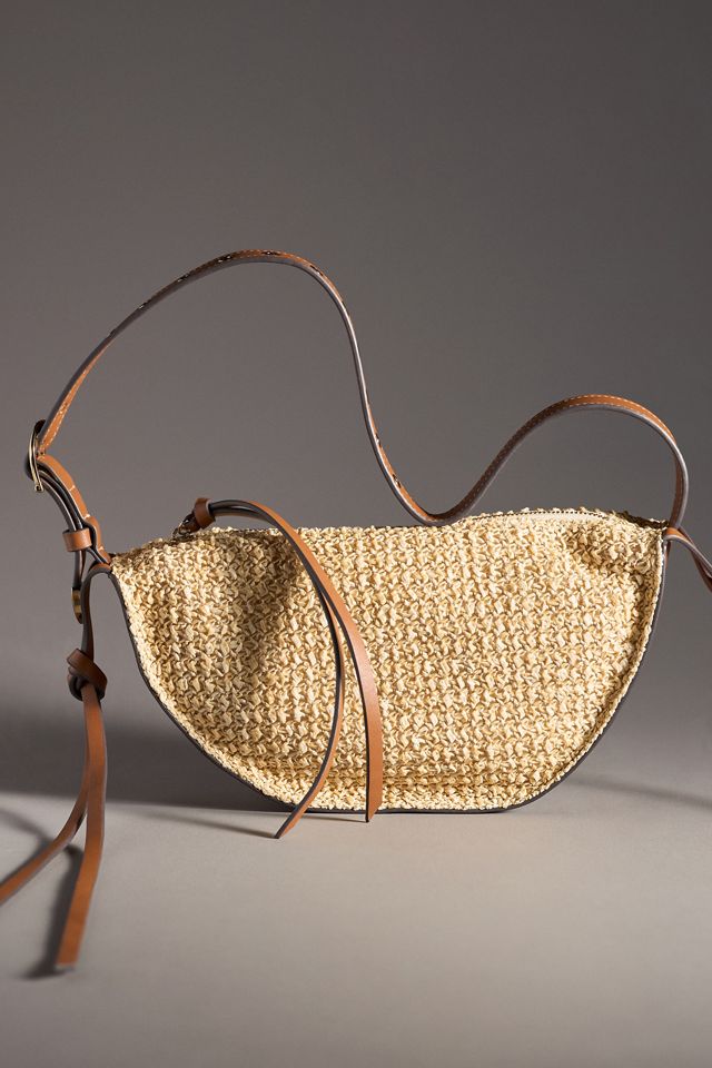 Dolce Vita Monaco Raffia Shoulder Bag #1
