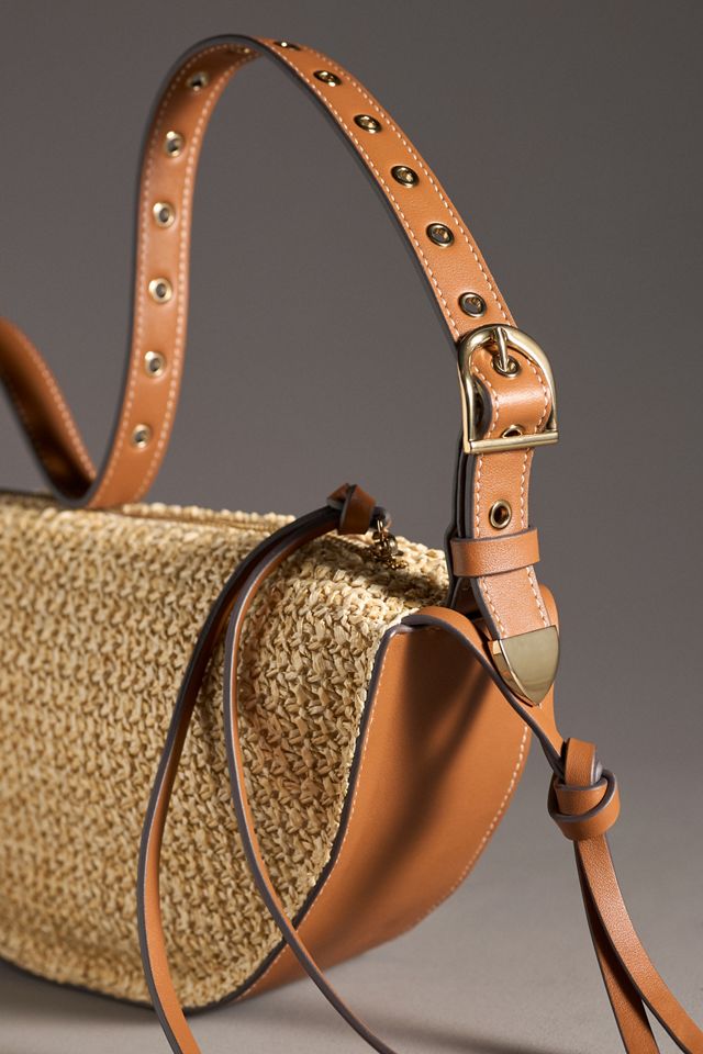 Dolce Vita Monaco Raffia Shoulder Bag #2