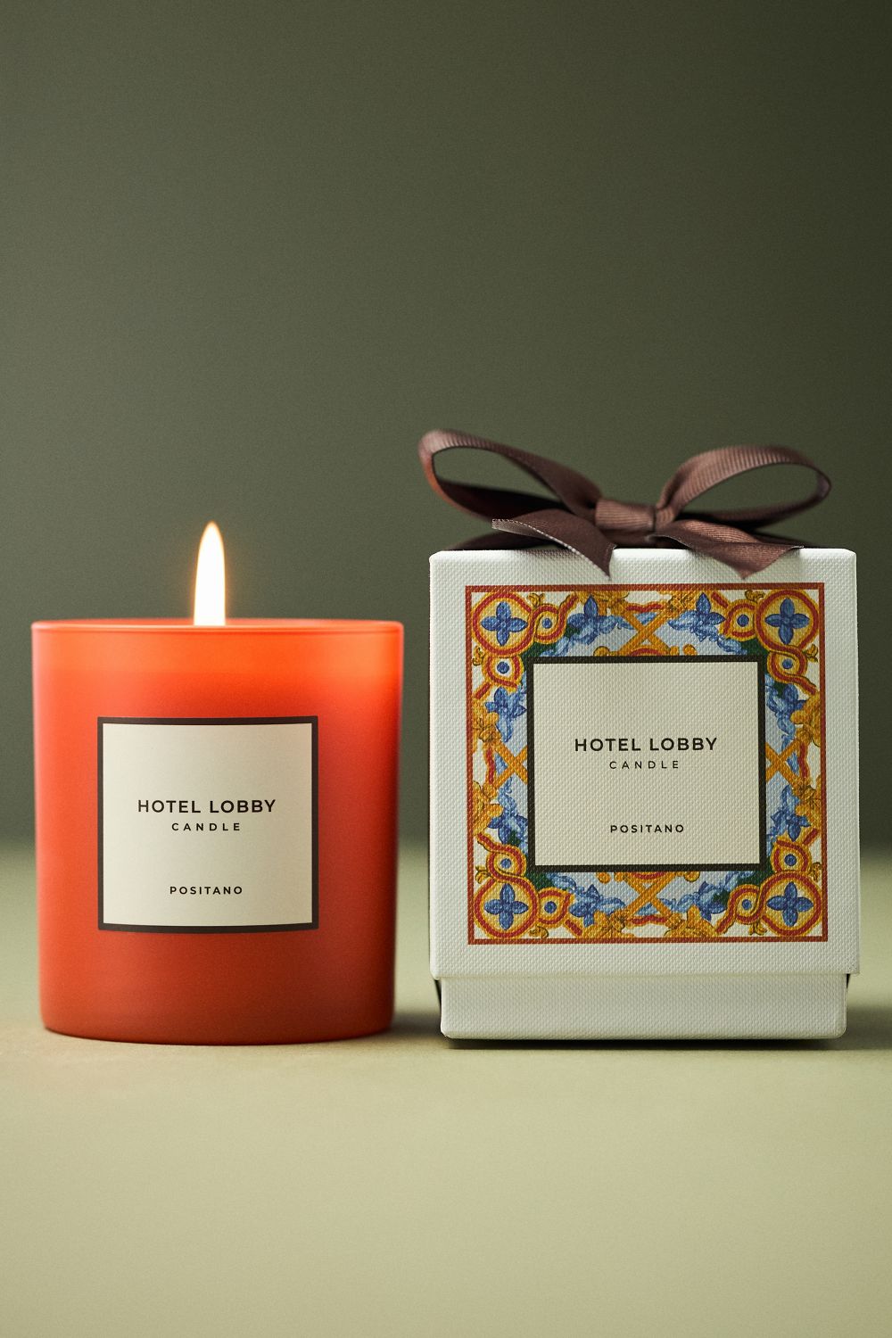 Hotel Lobby Fruity Positano Boxed Candle, image 2 of 3