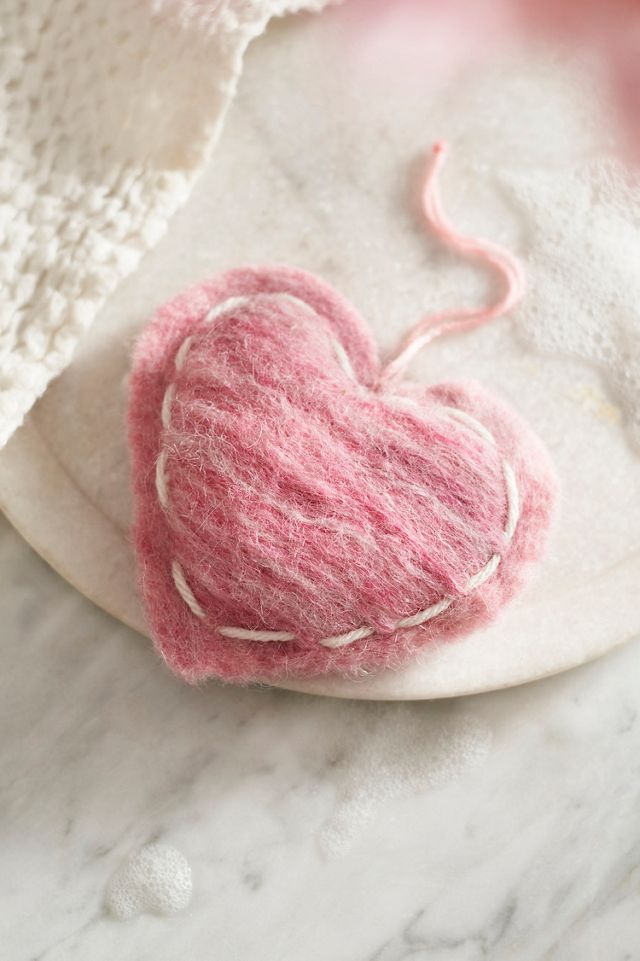 Heart Felted Soap #1