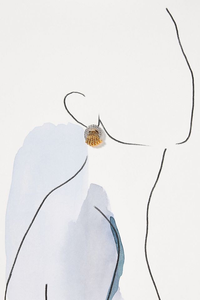 Galley Los Angeles Lily Two-Tone Earrings #2