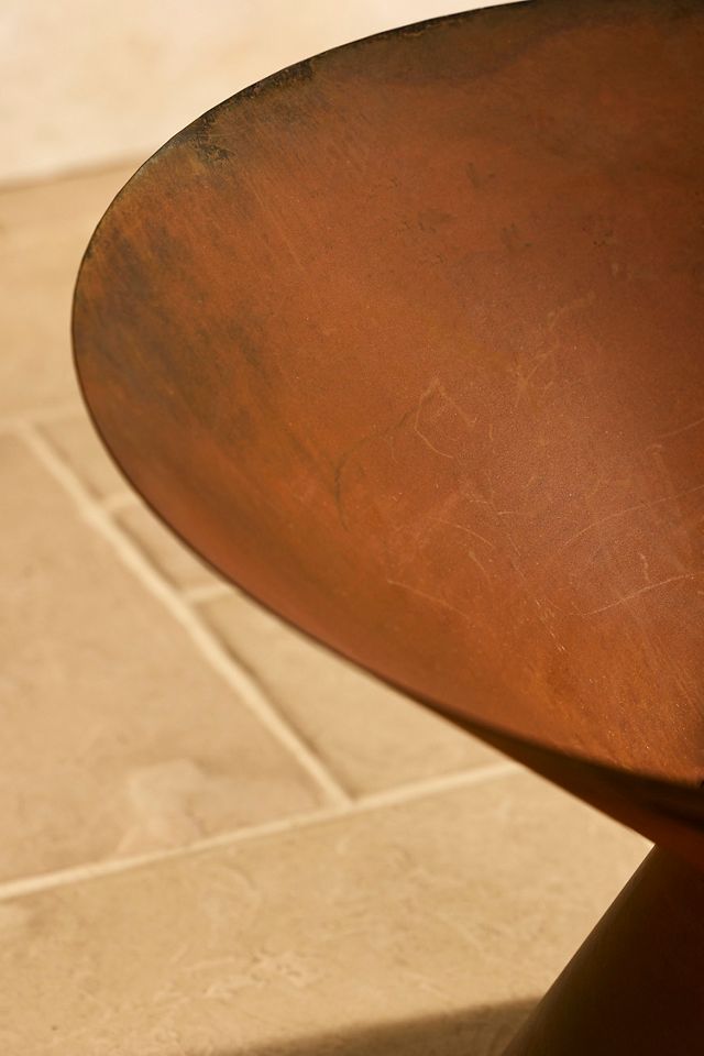 Weathering Steel Hourglass Fire Pit #2