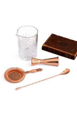 Coppermill Kitchen Vintage Inspired Glass Bar Set