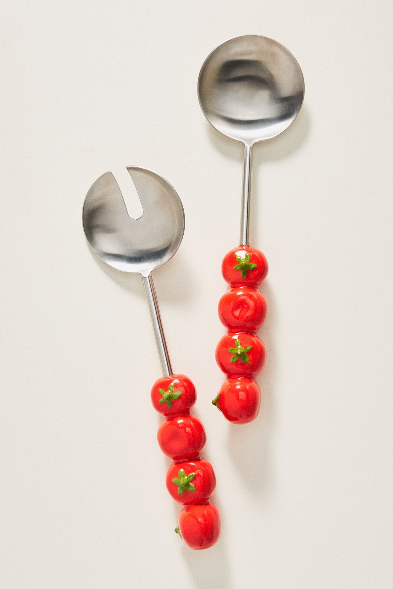 Tomato Serve Set - Red, Standard, Set Of 2