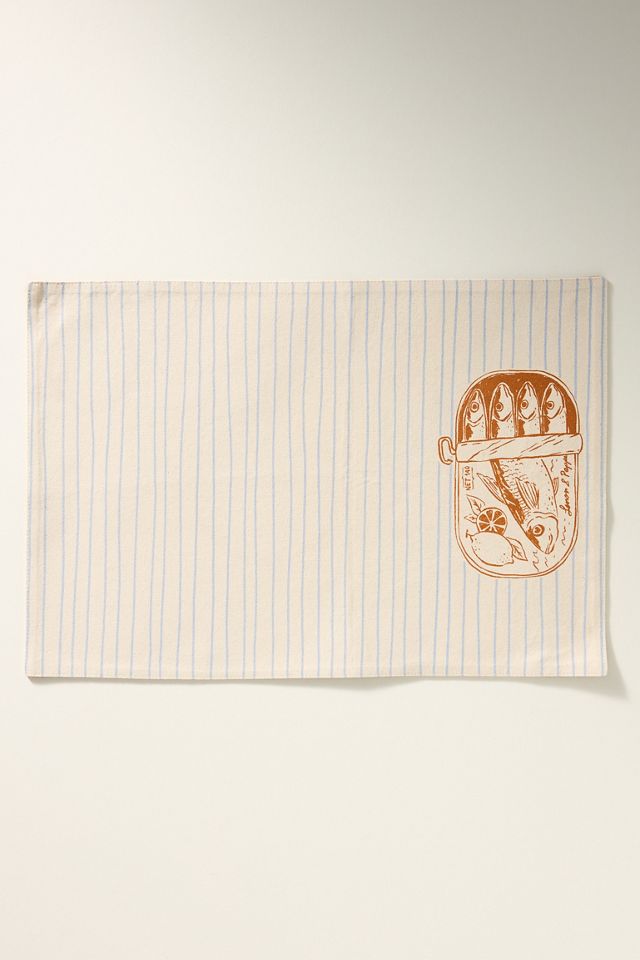 Sardina Reversible Placemats, Set of 4 #1