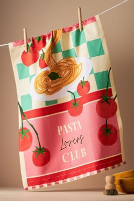 Pasta Lovers Club Dish Towel