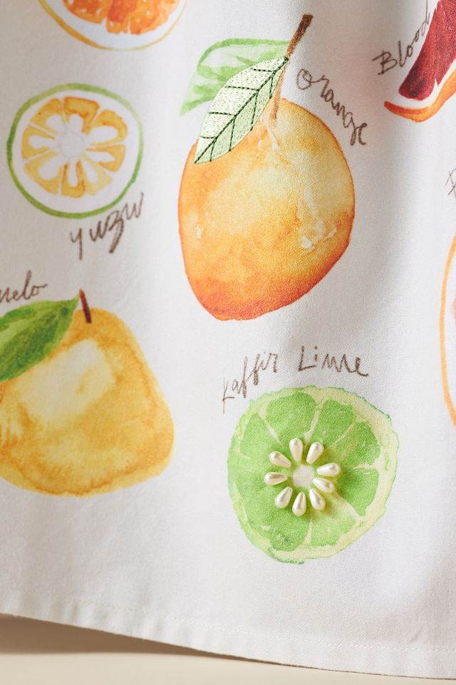 Types of Citrus Dish Towel #1