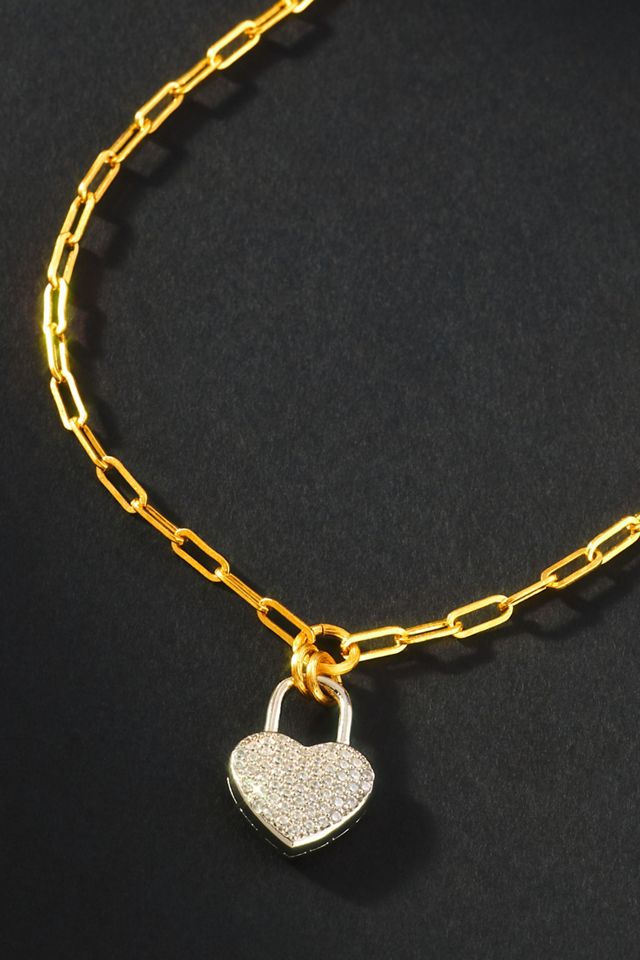 Elizabeth Cole Carmela Heart Pendant Necklace #1