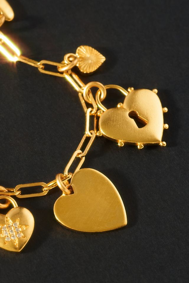 Elizabeth Cole Chandra Charm Bracelet #1