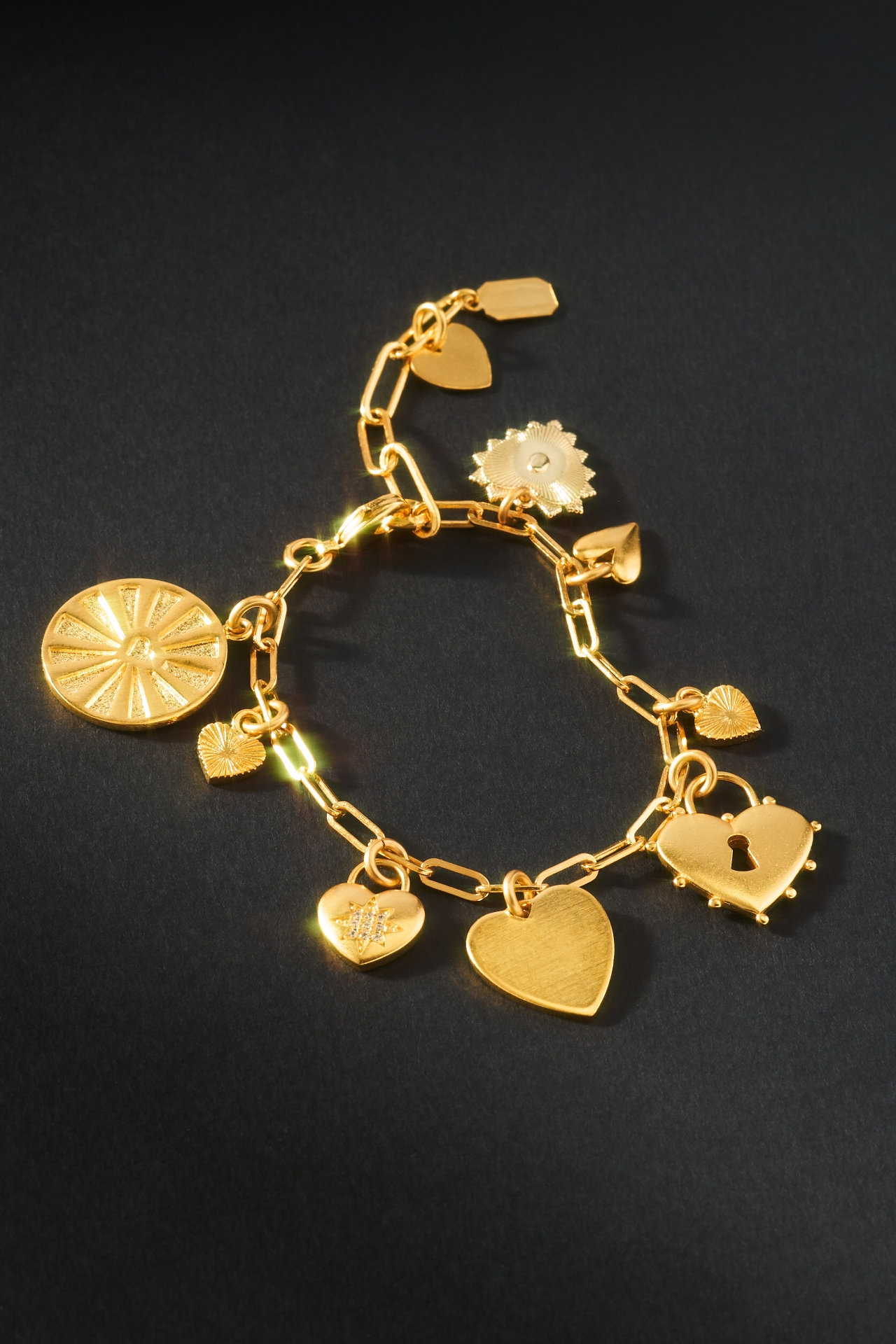 Elizabeth Cole Chandra Charm Bracelet