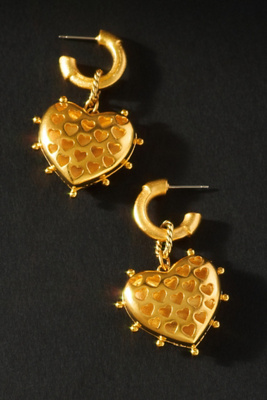 Darlene Heart Drop Earrings