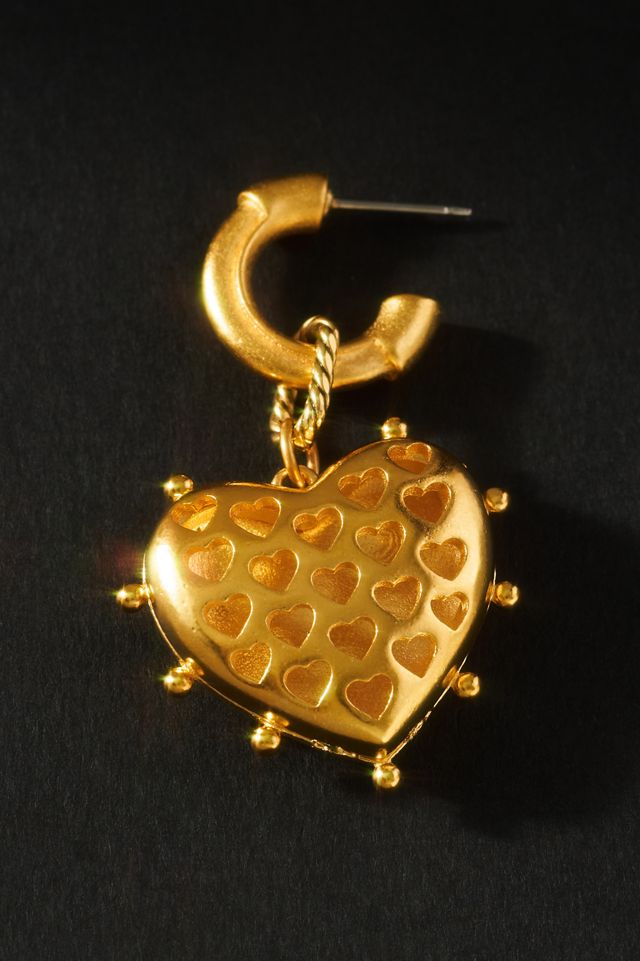 Elizabeth Cole ピアス ドロップ ゴールド ハート HEART Elizabeth Cole ピアス ドロップ ゴールド ハート HEART