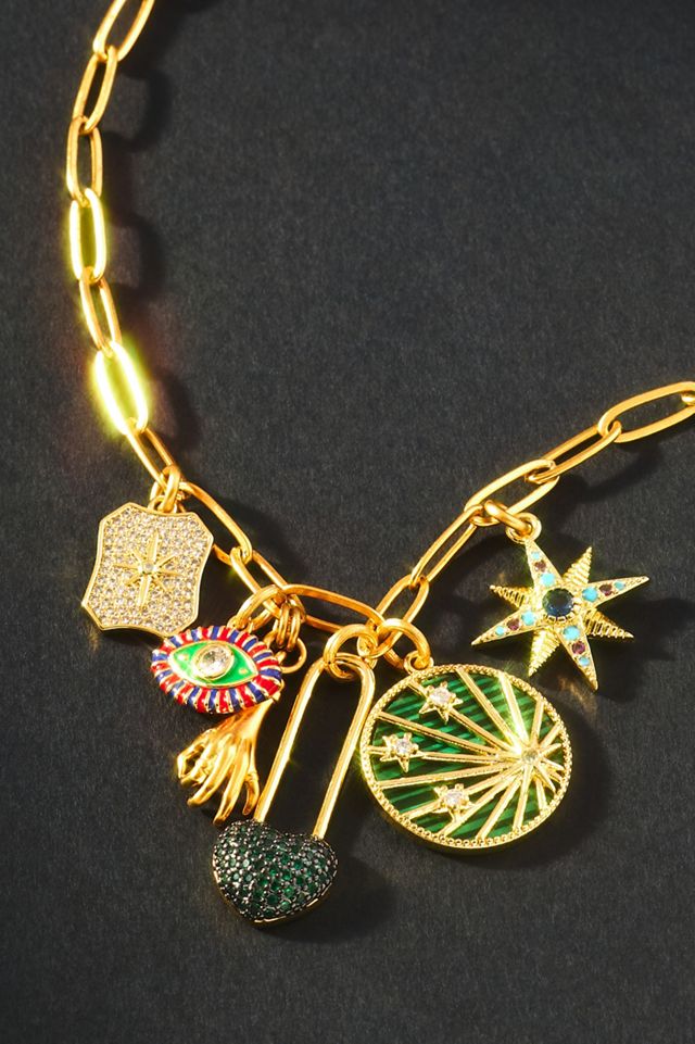 Elizabeth Cole Renata Charm Necklace #1