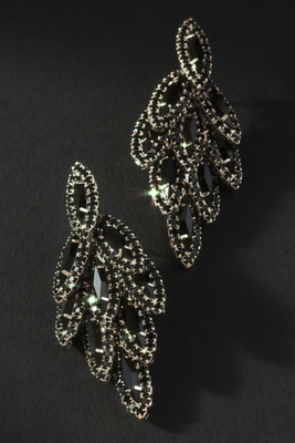 Elizabeth Cole Bacall Earrings In Black
