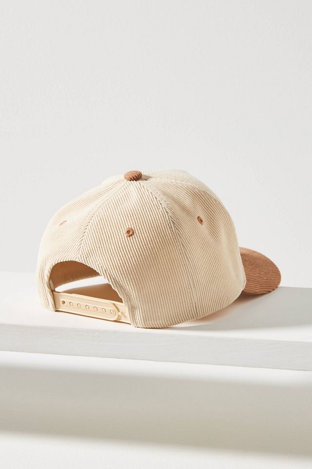 Colorblock Corduroy Sunday Morning Club Baseball Cap #1