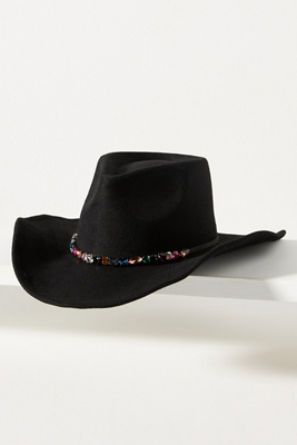 San Diego Hat Co. Gemstone-trim Wool Rancher In Gold