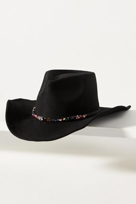 San Diego Hat Co. Gemstone-Trim Wool Rancher