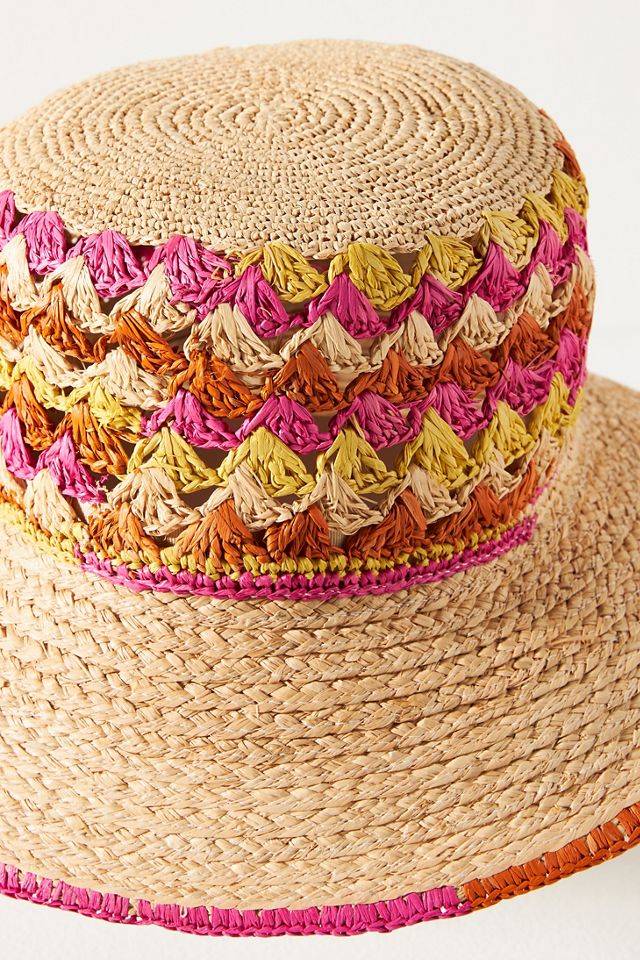 San Diego Hat Co. Straw Bucket Hat #4