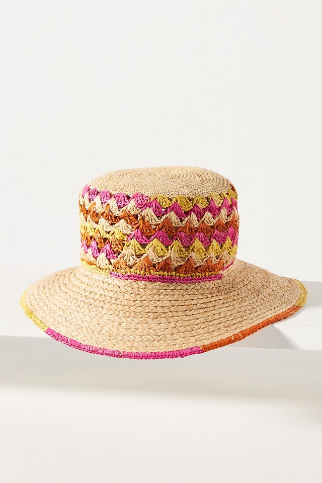 San Diego Hat Co. Straw Bucket Hat #1