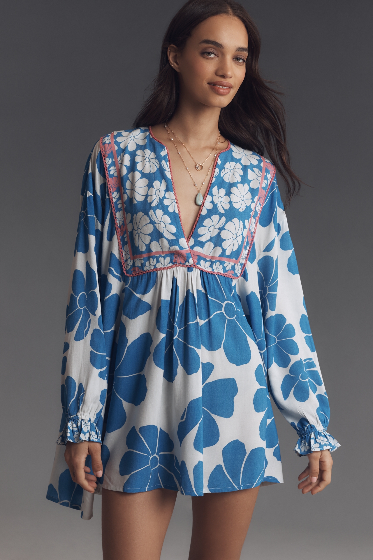 Conditions Apply Floral Mini Kaftan