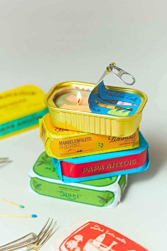 The Original Tinned Fish Candle by Tinned Candle Smoked Rose Water Candle #3