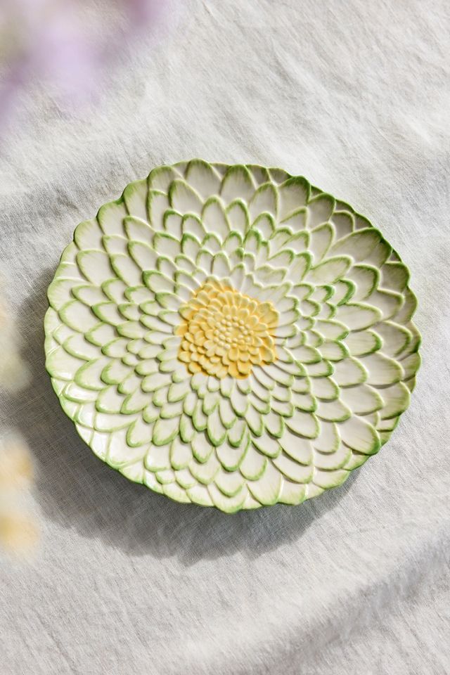 Painted Flower Side Plate #1