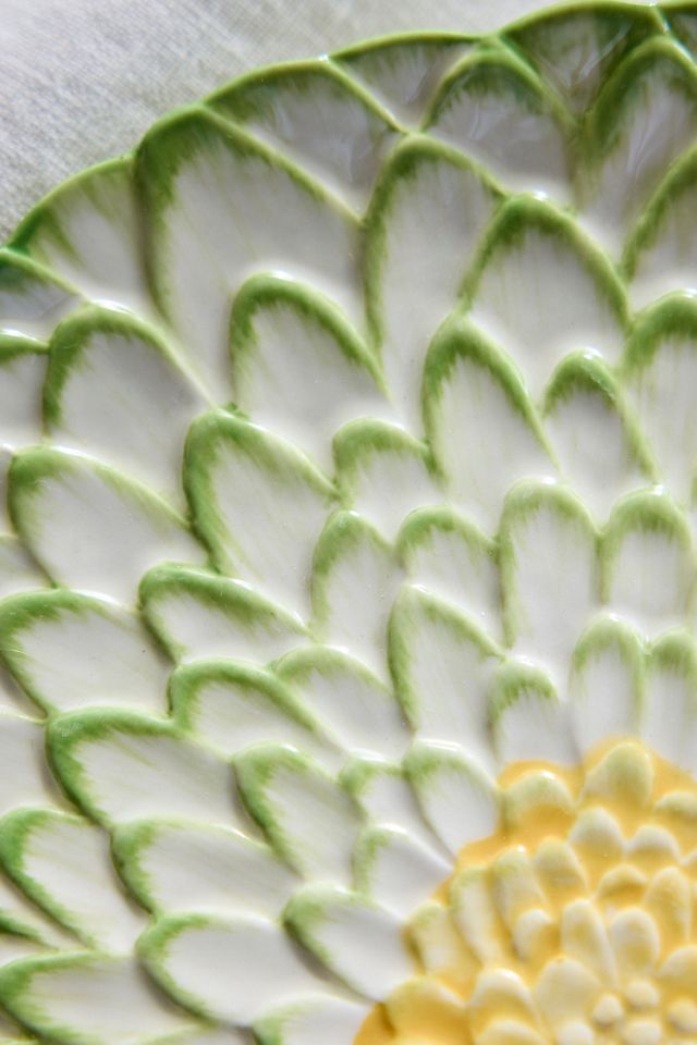 Painted Flower Side Plate #2