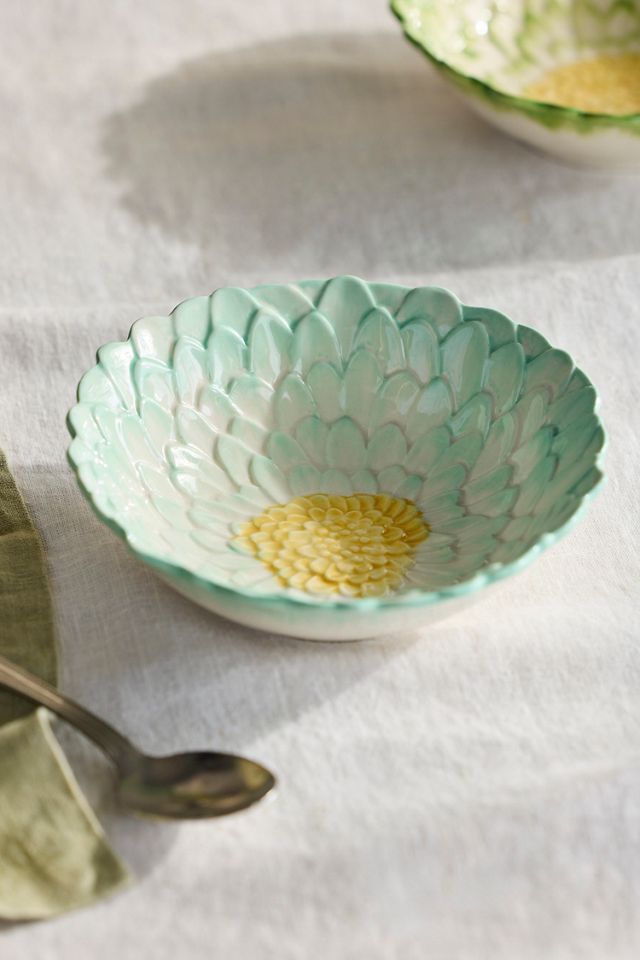 Painted Flower Nut Bowl #1