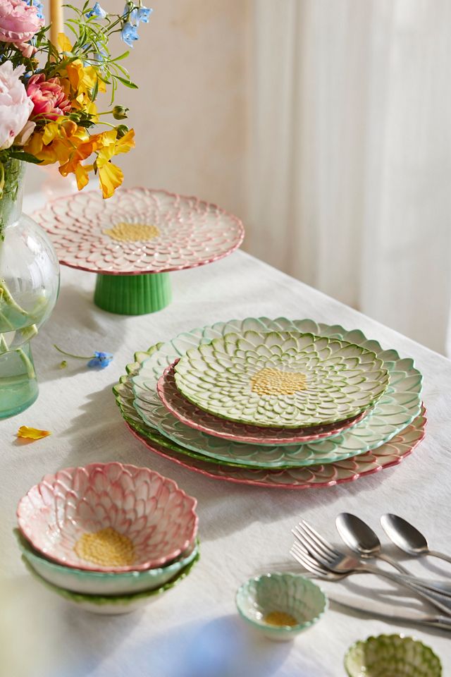 Painted Flower Serving Platter #2