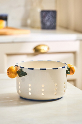 Valencia Stoneware Berry Basket