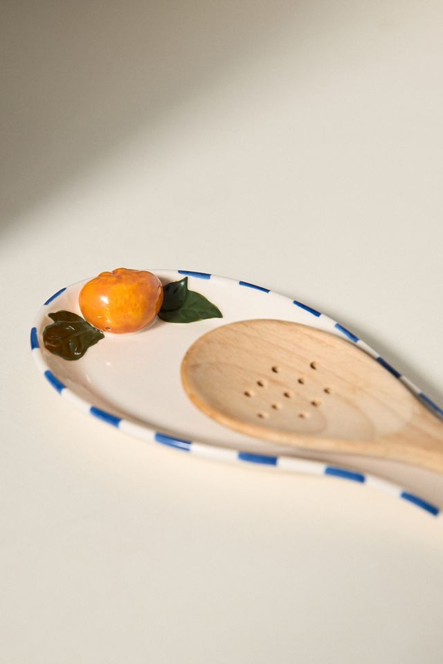 Valencia Stoneware Spoon Rest #1