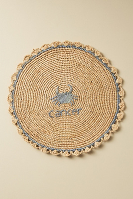 Anthropologie Handwoven Zodiac Placemat