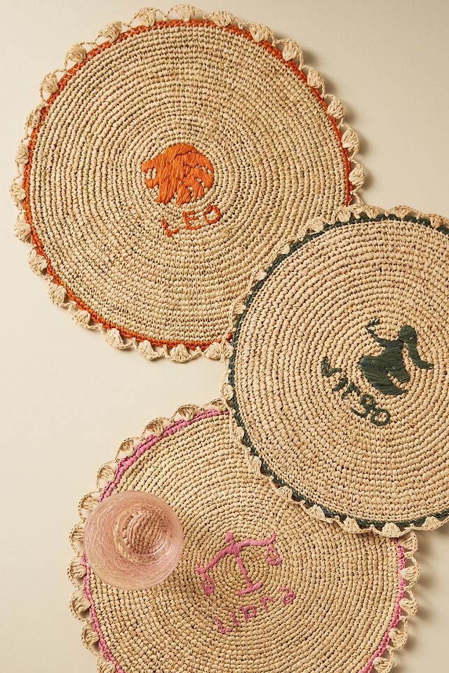 Payton James Handwoven Zodiac Placemat #1
