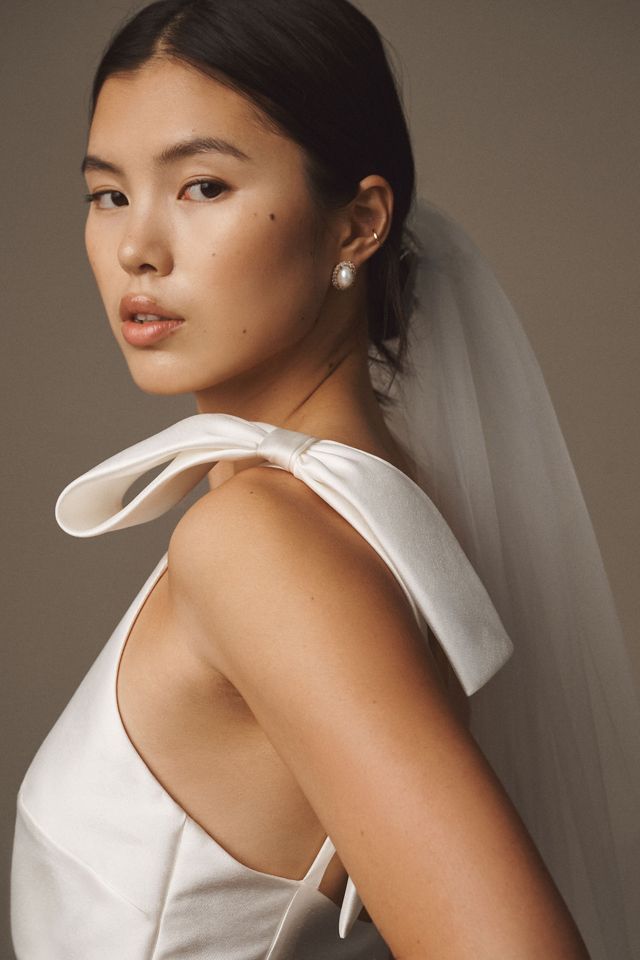 BHLDN Tulle Shoulder Bridal Veil #3
