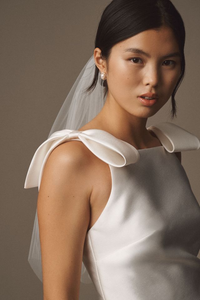 BHLDN Tulle Shoulder Bridal Veil #2