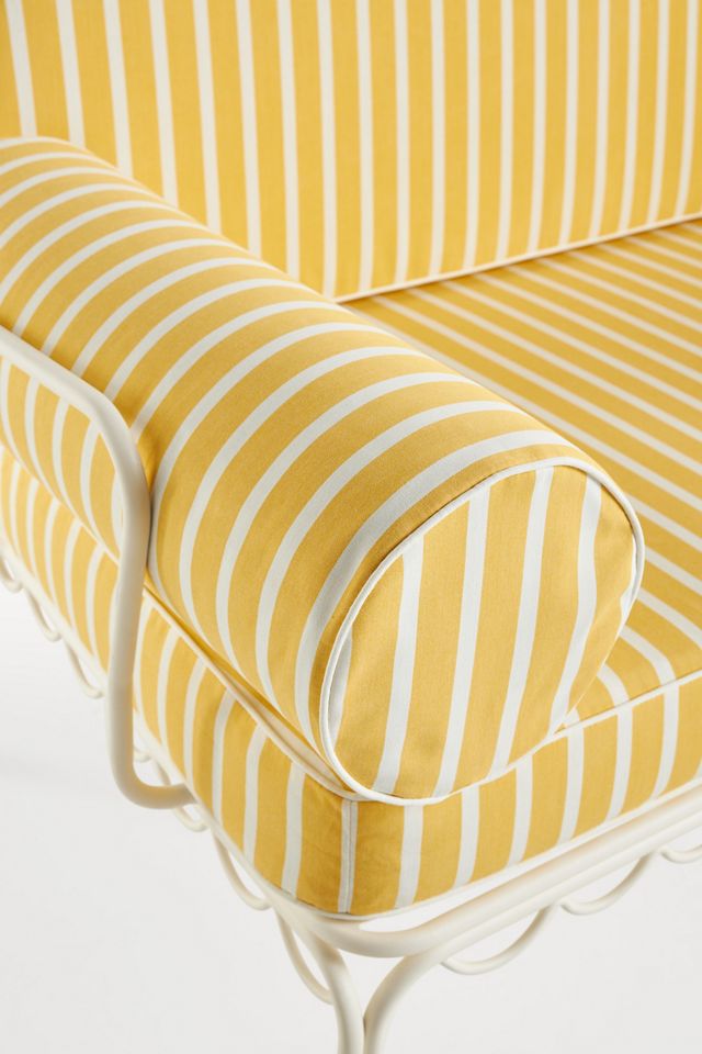 Business & Pleasure Co. The Al Fresco Love Seat Cushion Slipcover Set #3