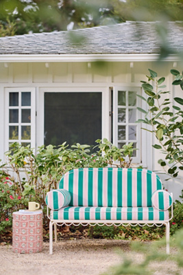 Business & Pleasure Co. The Al Fresco Love Seat Cushion Slipcover
