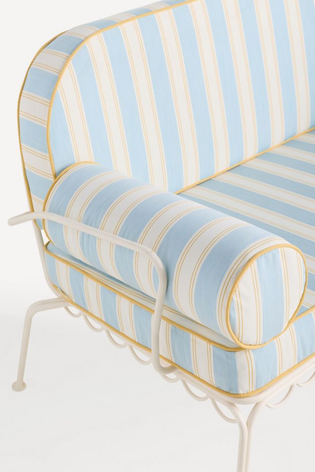 Business & Pleasure Co. The Al Fresco Love Seat Cushion Slipcover Set #2