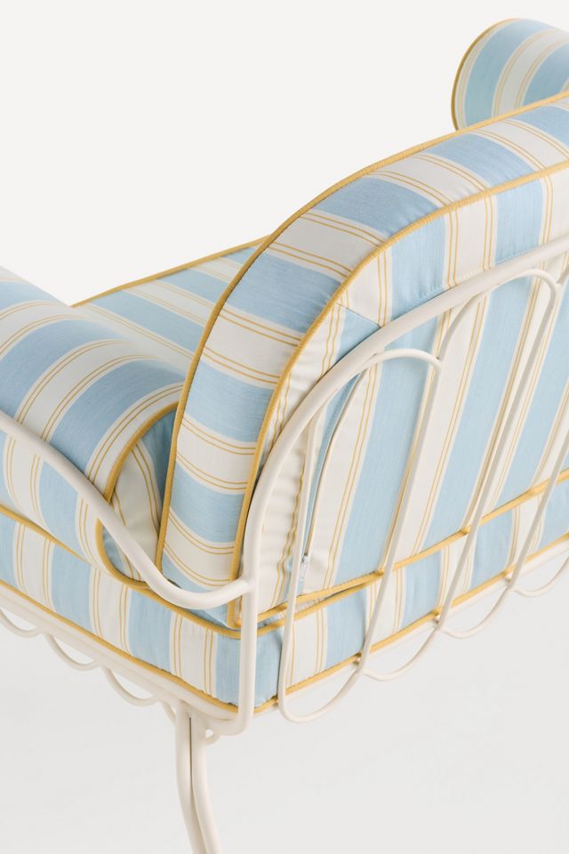 Business & Pleasure Co. The Al Fresco Love Seat Cushion Slipcover Set #3
