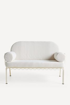 Business & Pleasure Co. The Al Fresco Love Seat Frame & Cushion Insert Set