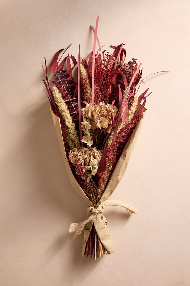 Dried Burgundy Blush Bouquet #2