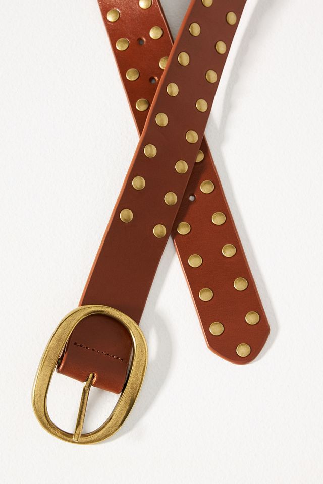 Studded Oval Buckle Belt #3