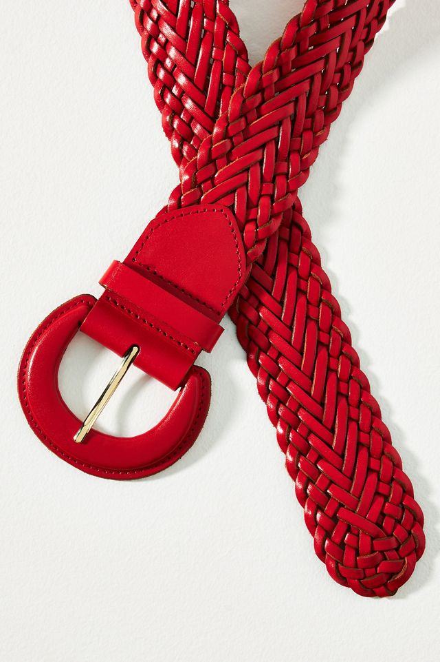 Leather Woven Belt #1