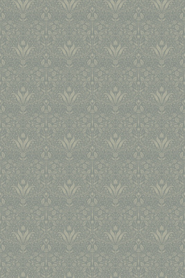 Anthropologie Mara Tulip Ogee Wallpaper